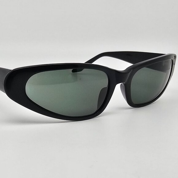 Ray-Ban B&L W1924 Black Frame G-15 Green Glass Lens Cat Eye Sunglasses 55-16-131 main image 5